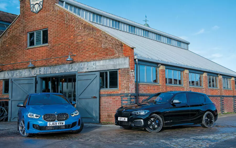 F40 BMW 1 Series compared against previous F20 generation