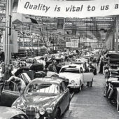 The Mk 2 assembly line in 1964