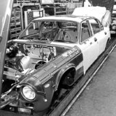 The XJ Series 3 on the production line in 1979