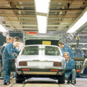 The final XJ40 comes down the line, in August 1993, before Browns Lane received an £8.5m refit