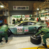 A late night pitstop at Le Mans in 2005