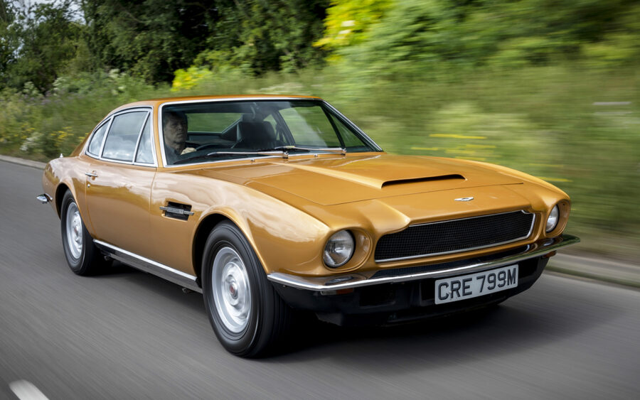 The Aston Martin V8 picked up where the DBS V8 left off, initially retaining Bosch fuel injection. Weber carburetion followed (Image by Max Earey/Aston Martin)