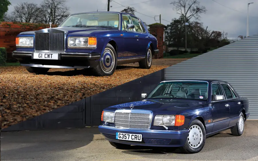 Mercedes S-Class (W116) vs Rolls-Royce Silver Spirit
