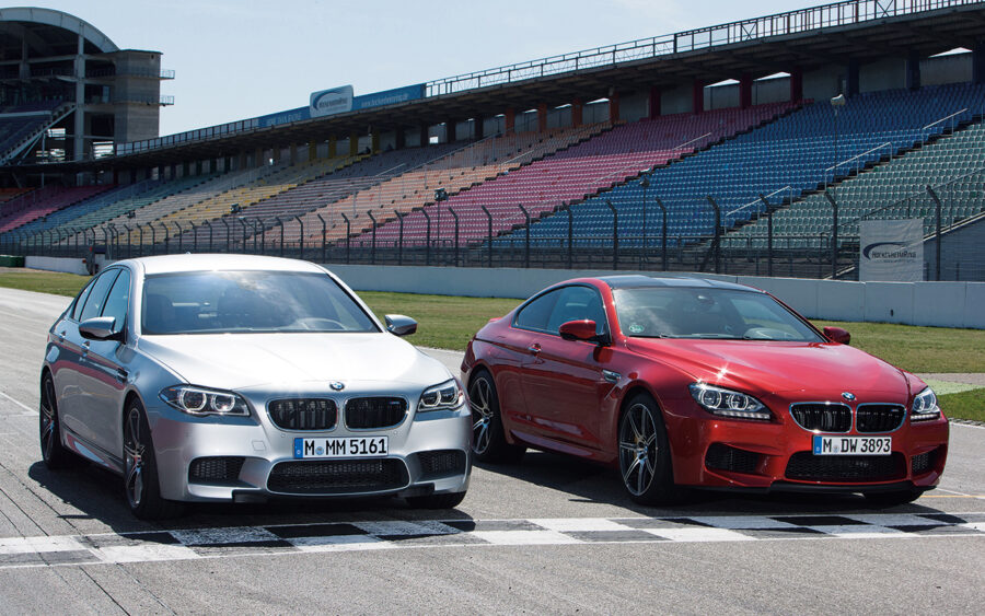 F10 BMW M5 Competition (left) and F13 BMW M6 Competition