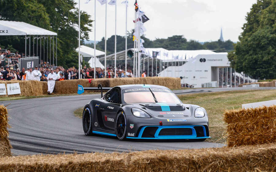 Porsche GT4 ePerformance debuts at 2022 Goodwood Festival of Speed