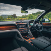 Interior of the Macallan Bentley Bentayga Hybrid
