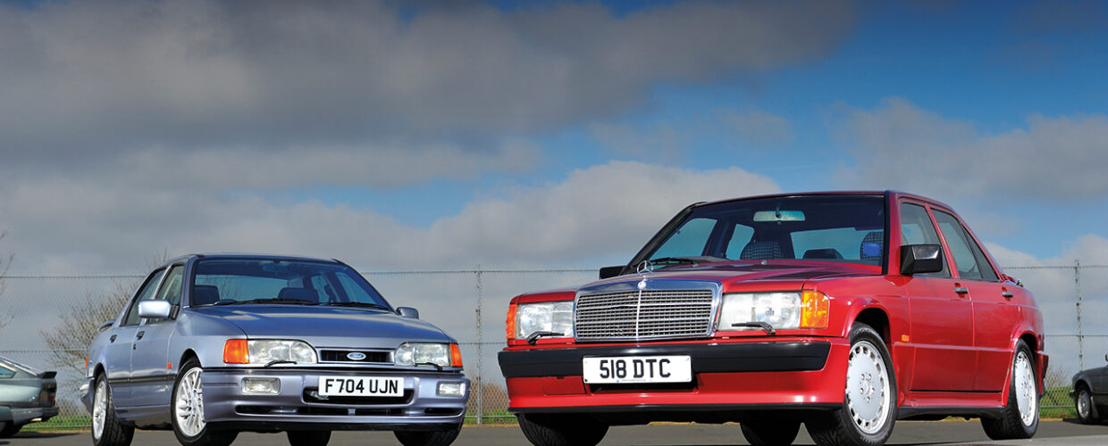 Mercedes 190 2.5-16 vs Ford Sierra Sapphire RS Cosworth
