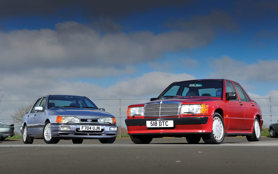 Mercedes 190 2.5-16 vs Ford Sierra Sapphire RS Cosworth