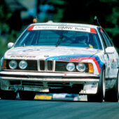 Gerhard Berger in the 635CSi at Spa in 1986.