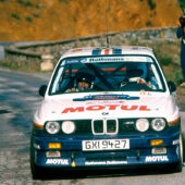 BMW M3 Group A competing in the Tour de Course in 1987