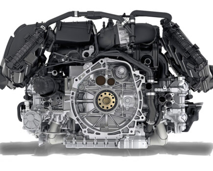 Porsche B4 flat-four turbo engine tech guide