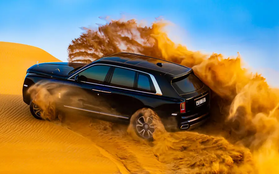 New Rolls-Royce SUV can drive in 21 of water, has built-in