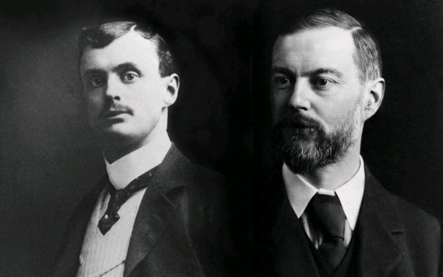 Charles Rolls and Henry Royce; the former died in 1910 and the latter fell gravely ill soon afterwards, leaving CJ to run Rolls-Royce.