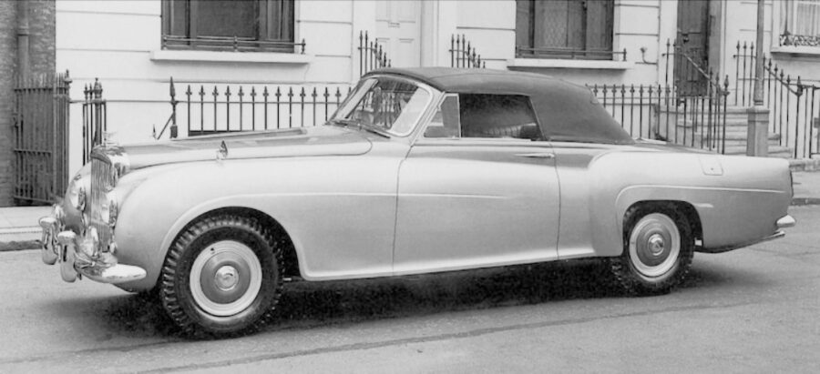 his 1954 R-Type Continental, with coachwork by Henri Chapron, provided the inspiration for 007’s The Locomotive