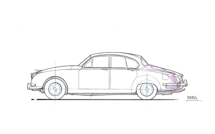 2016 Jaguar XF - Design Sketch, car, HD wallpaper | Peakpx