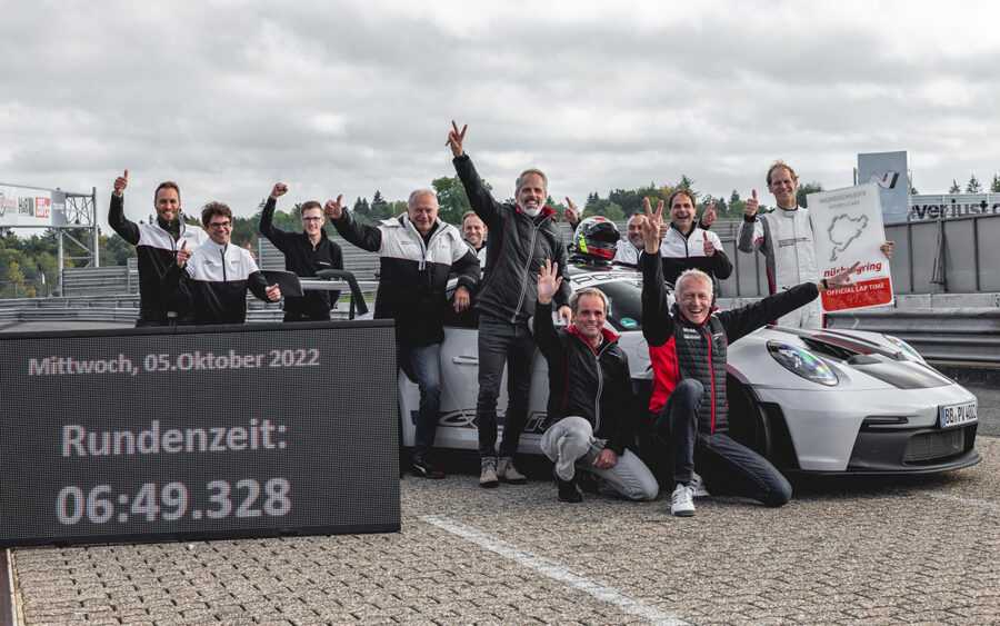 Porsche 911 GT3 RS achieves Nürburgring time of 6:49 minutes